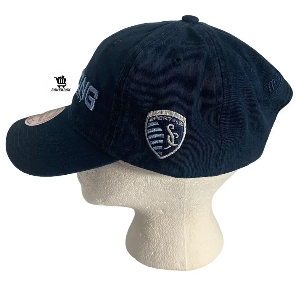 Mitchell & Ness Sporting Kansas City MLS Soccer Strapback Adjustable Cap Hat New